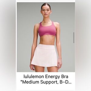 Lululemon Energy Bra *Medium Support, B-D Cups